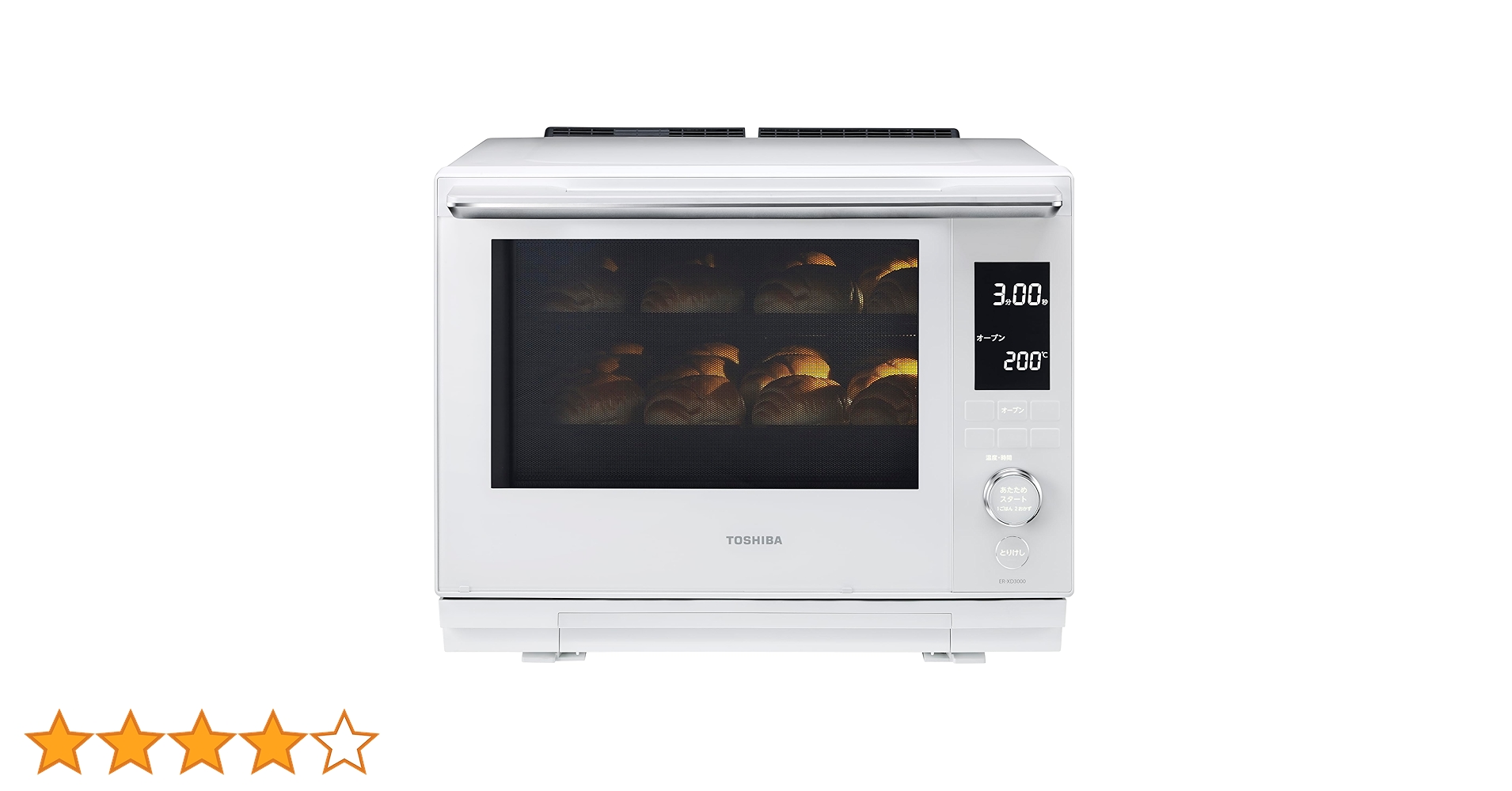 Amazon | 東芝(TOSHIBA) 過熱水蒸気オーブンレンジ 石窯ドーム